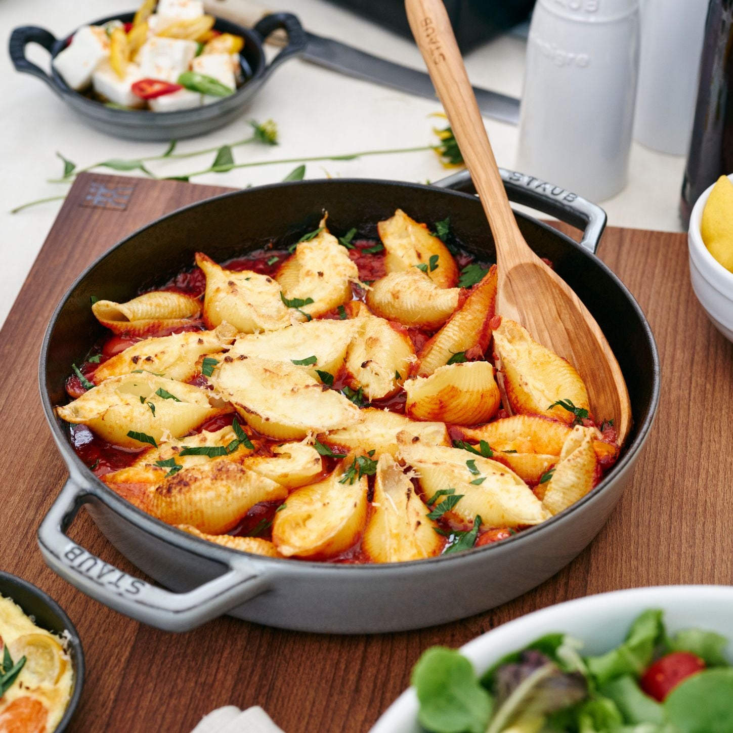 Poêle avec 2 poignées 34 cm, Fonte, Gris graphite Staub - Mathon - 2