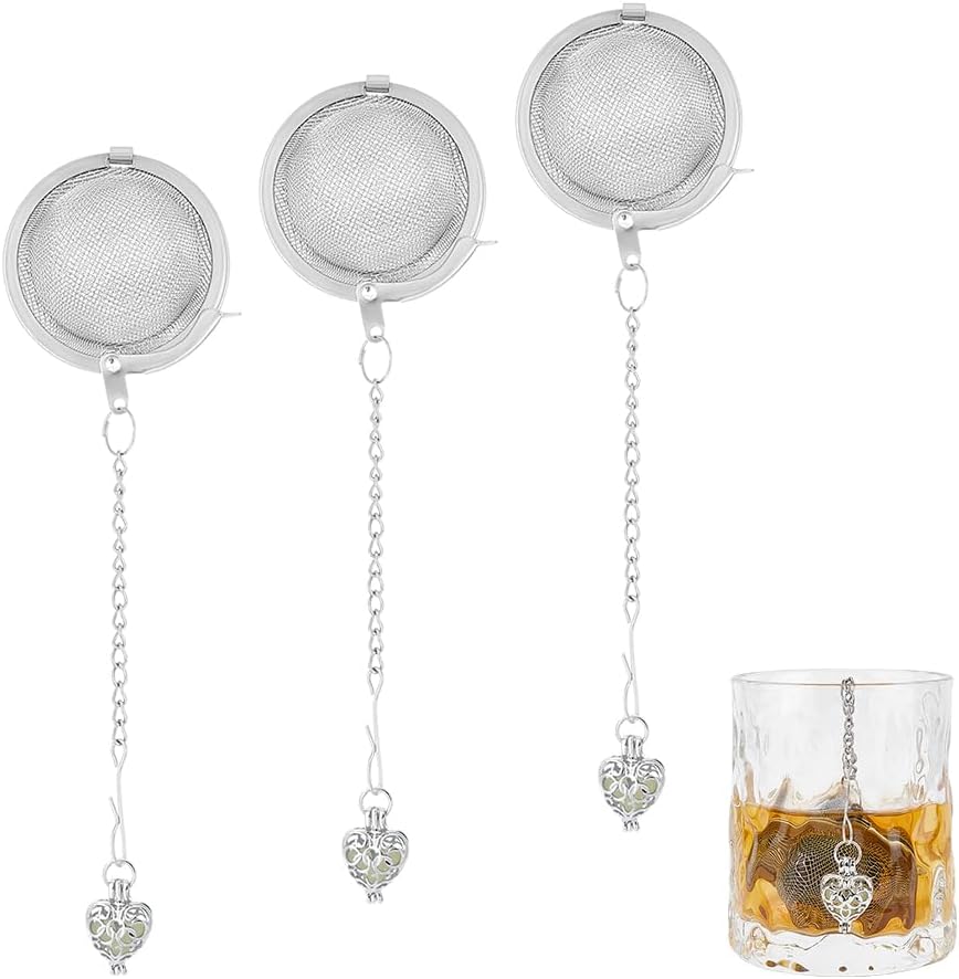 Lot de 3 infuseurs à thé en acier inoxydable avec cœur Vendos85 - Mathon