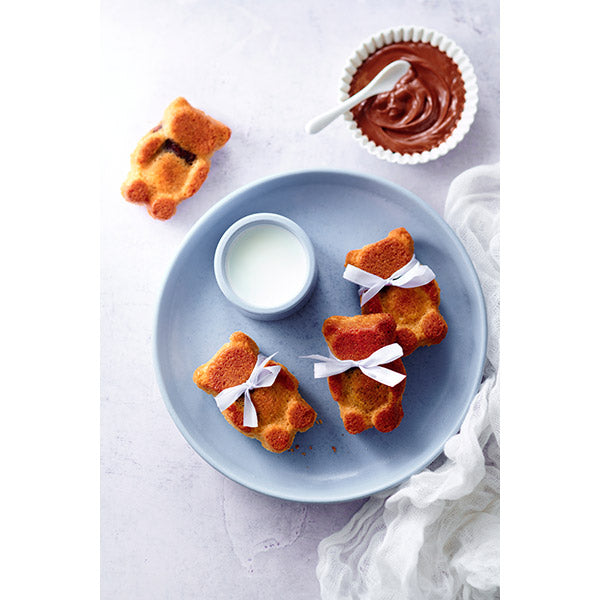 Moule 9 Oursons en silicone Flexipan - Mathon - 2