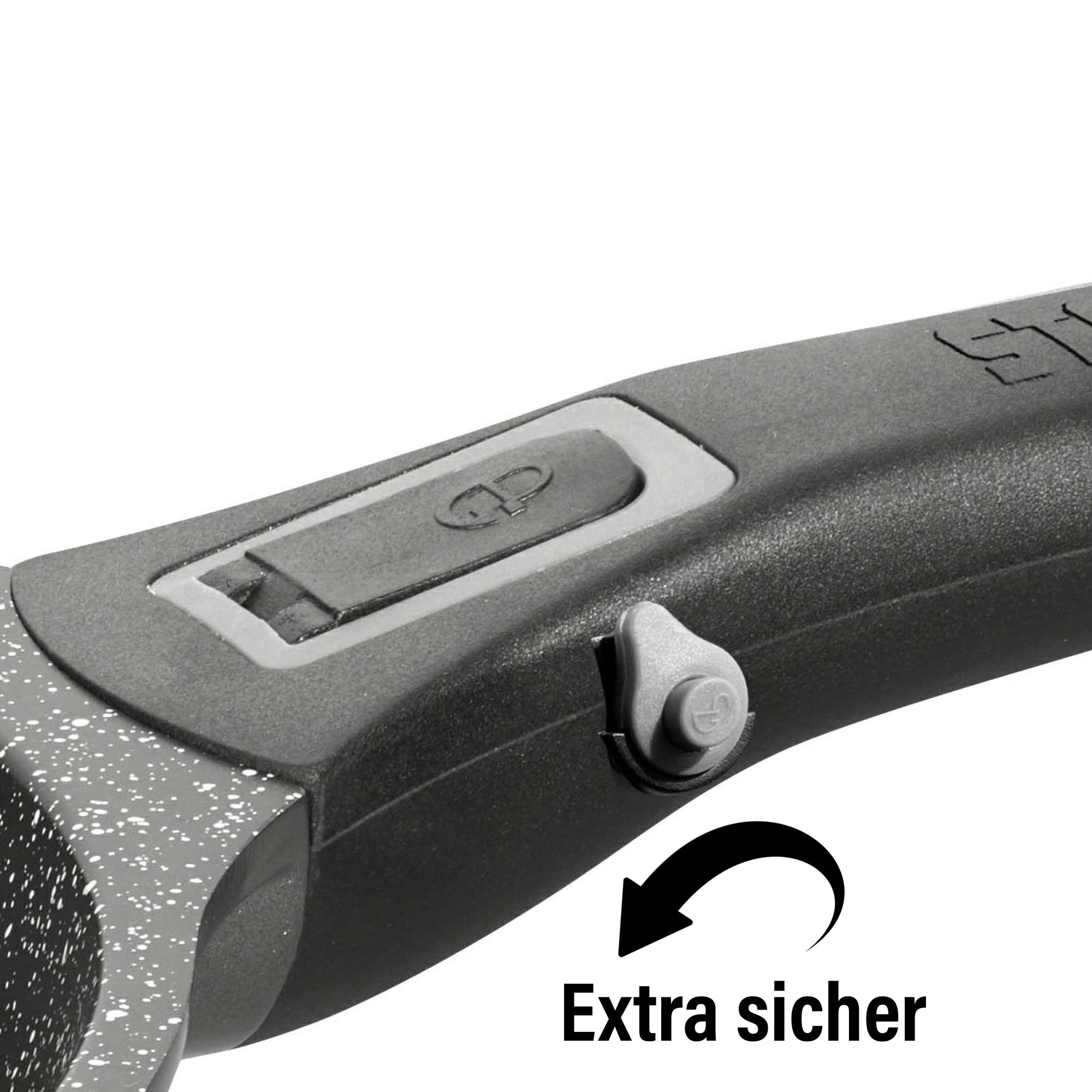 Poêle Imagination PLUS 24 cm, avec poignée amovible Stoneline - Mathon - 3