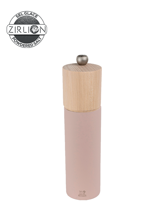 Boreal Moulin à sel manuel en bois, rose pétale, 21cm - 8in Peugeot - Mathon - 1