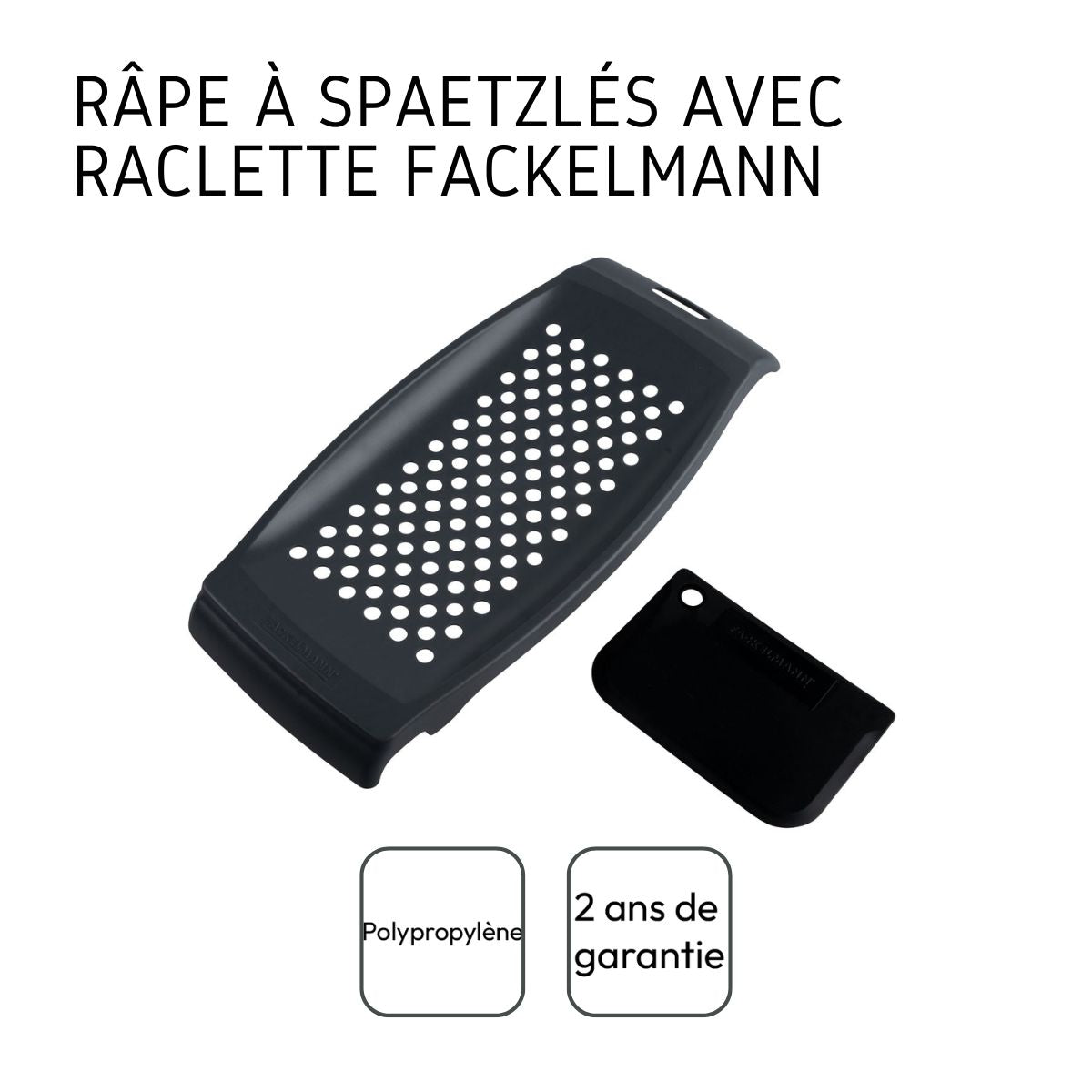 Lot de 2 râpes pour spaetzles maison 32 cm Fackelmann - Mathon - 4