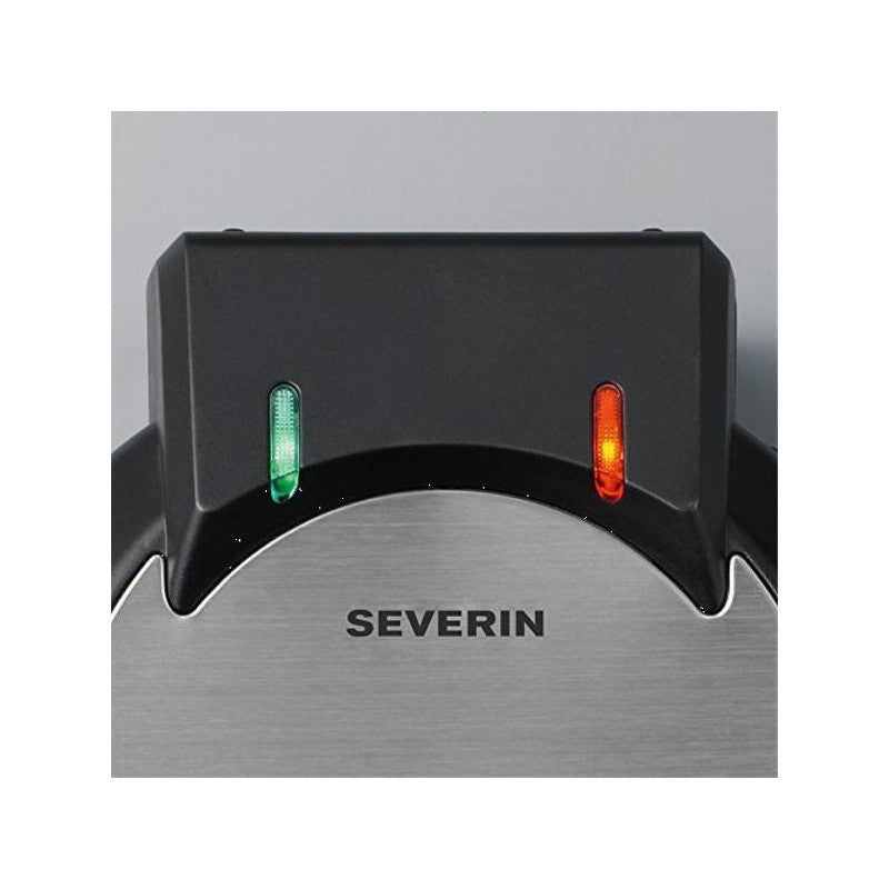 Gaufrier, Noir/inox Brossé, Thermostat 1200 W   - 2103 Severin - Mathon - 3