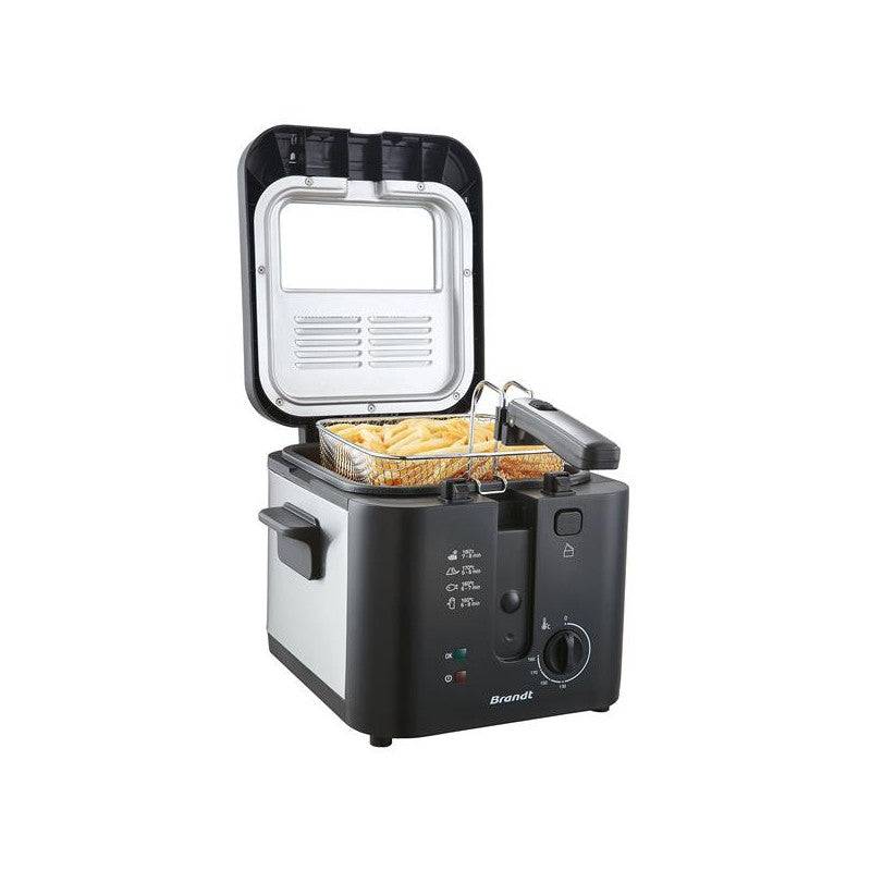 Friteuse Classique 1600w 2,5l 900gr Th° Hublot Couvercle Demontable   - Fri25x2 Brandt - Mathon - 3
