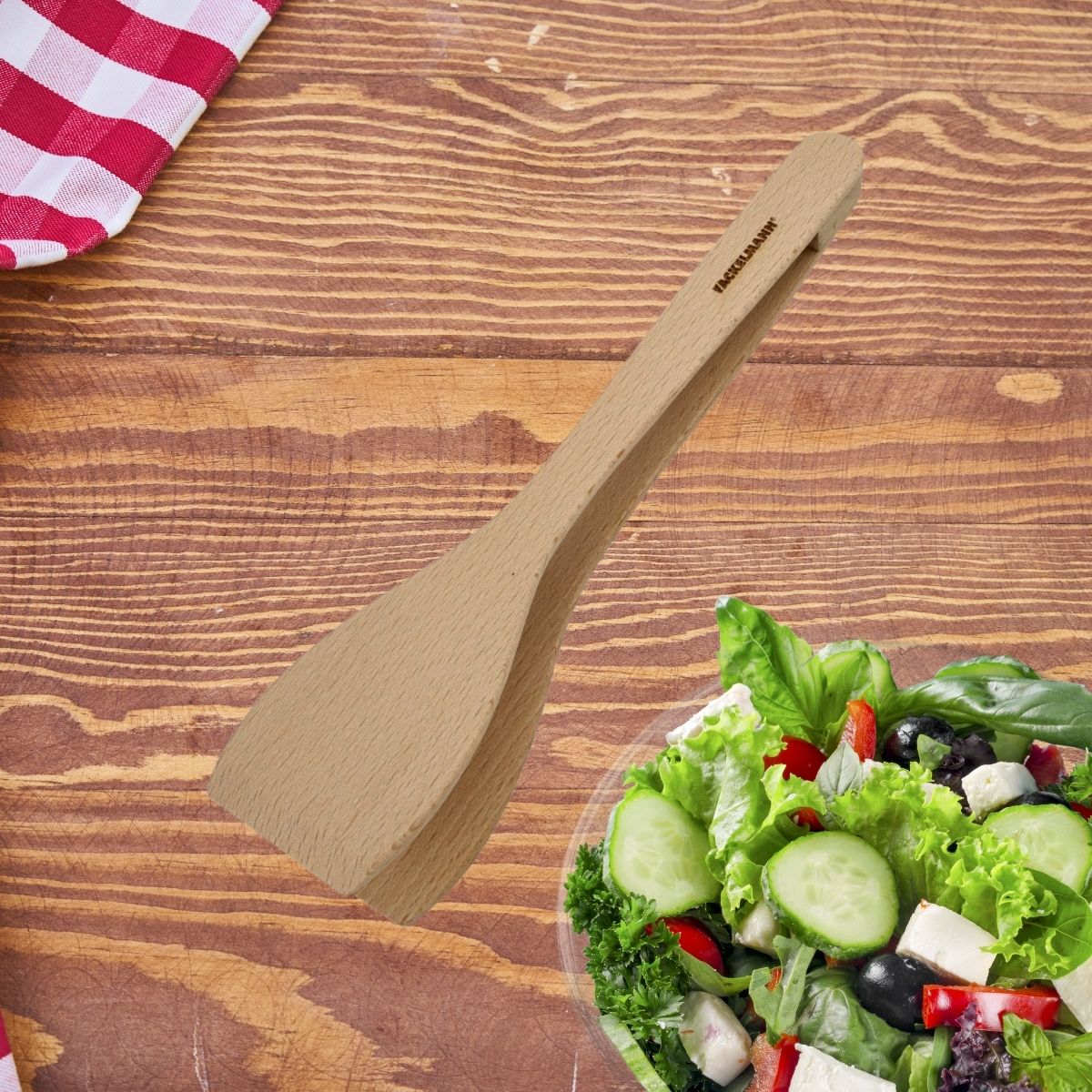 Ensemble de 2 Pinces de cuisine en bois FSC 29,7 cm Fackelmann - Mathon - 2