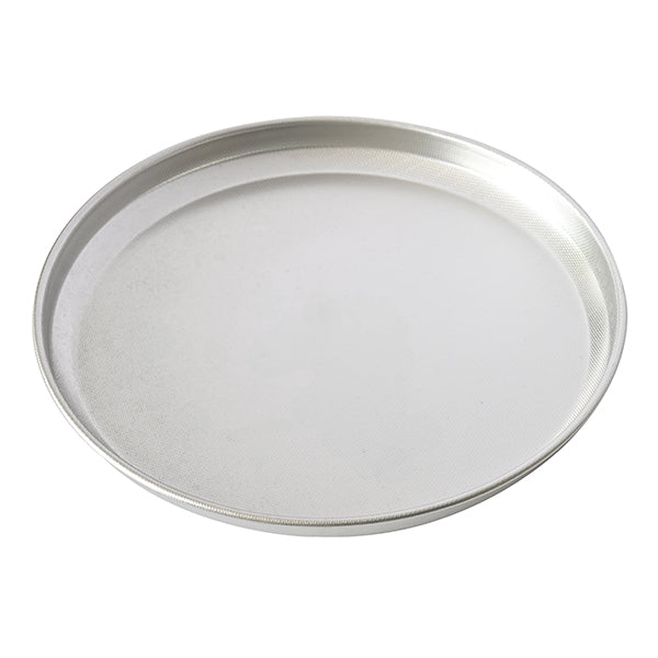 Moule à tarte inox bord droit 28 cm Steel Pan - Mathon - 1