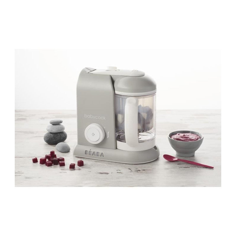 Beaba, Babycook Solo, Robot Bebe 4 En 1, Cuiseur, Mixeur - Gris Beaba - Mathon - 2