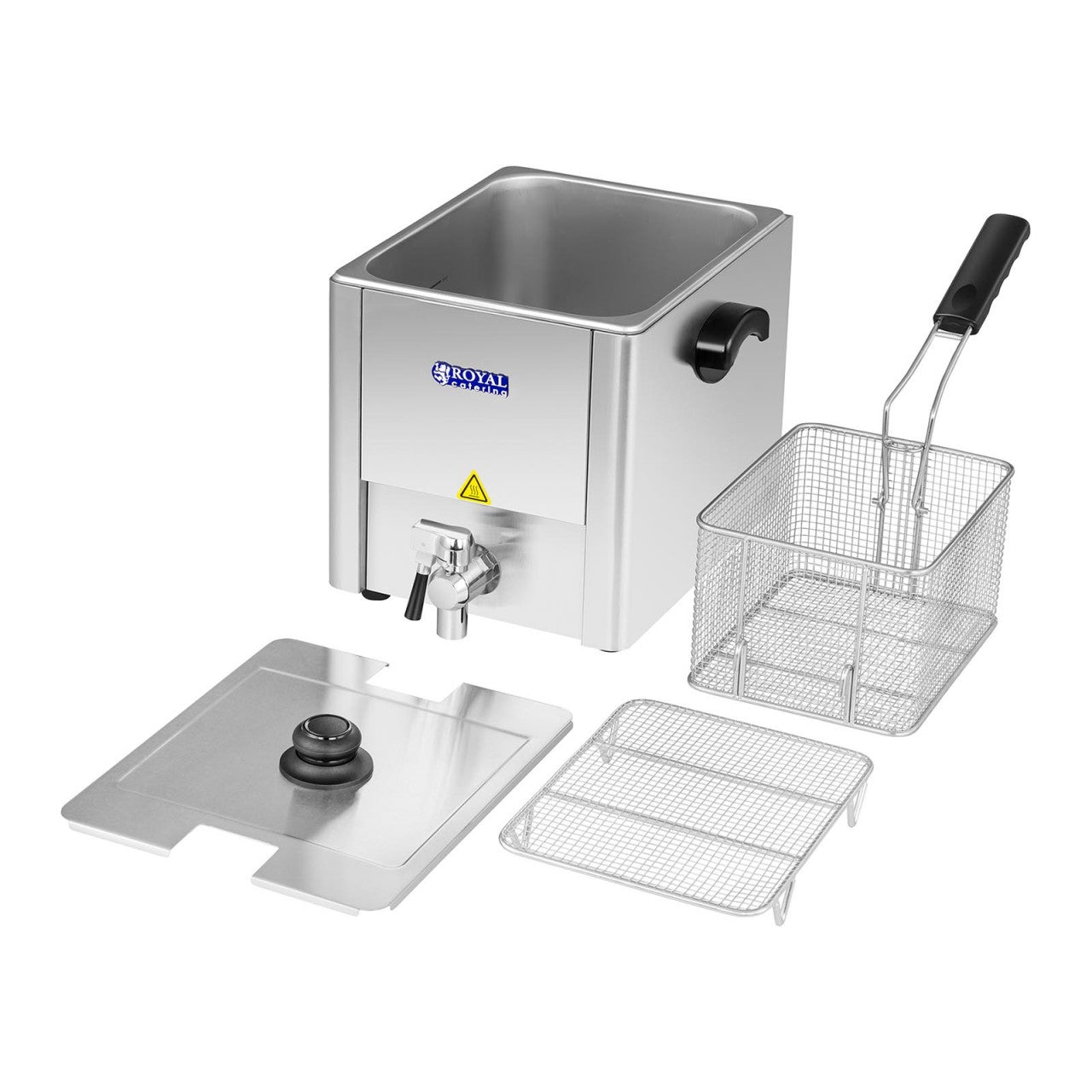 Friteuse électrique professionnelle restaurant 13 litres 3 200 watts robinet de vidange zone froide 14_0001781 - Mathon - 4