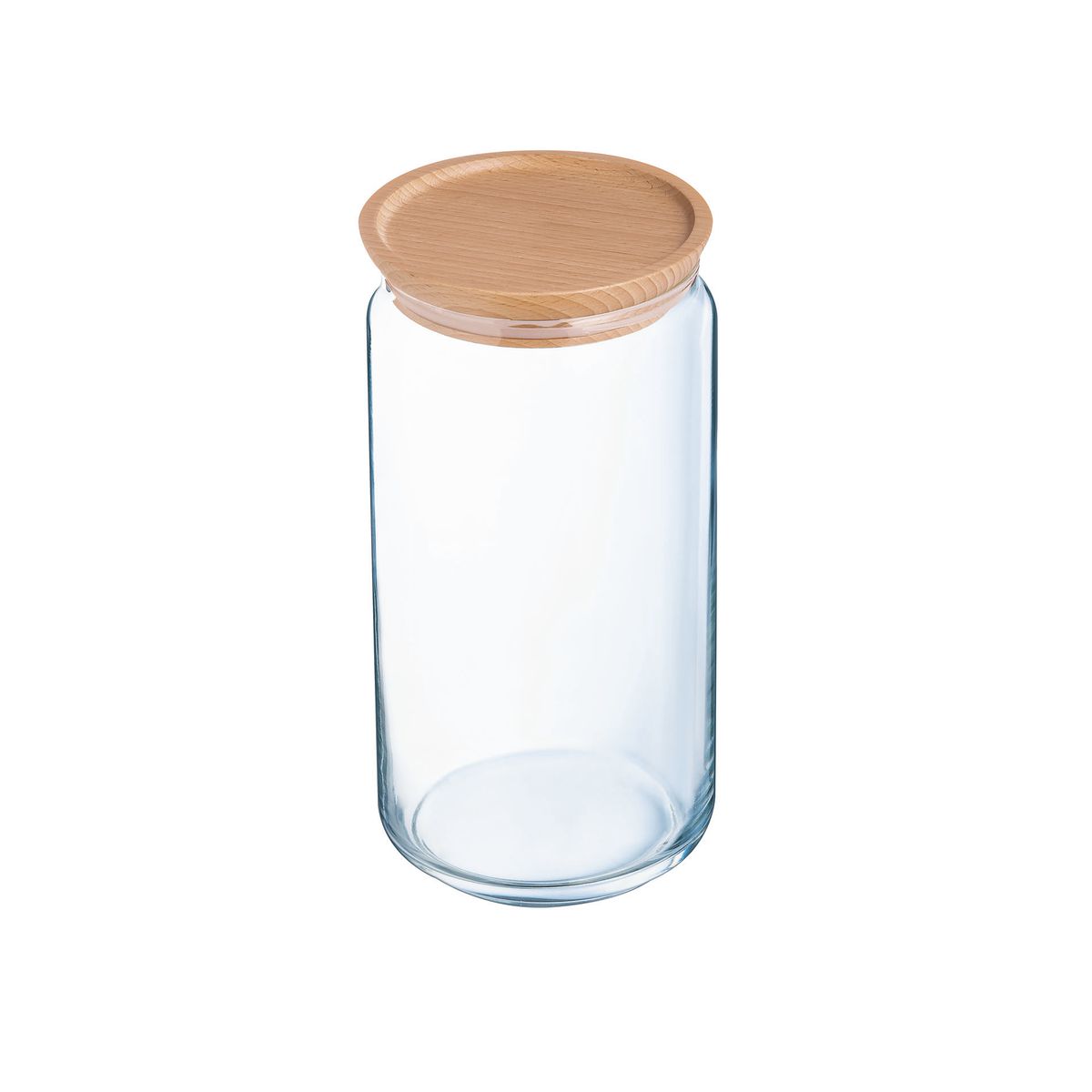 Pot de conservation en verre Pure Jar Wood Luminarc - Mathon - 2
