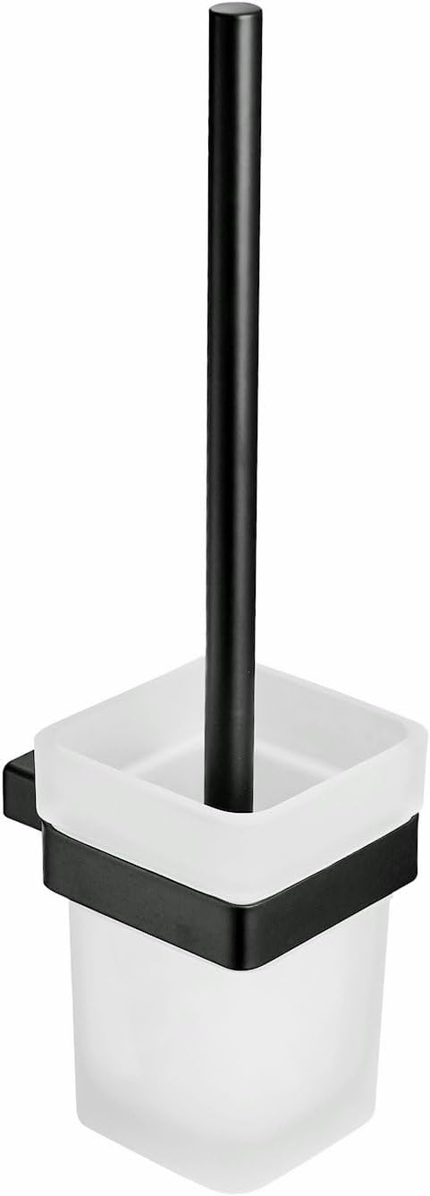 Brosse WC Murale Noire en Acier Inoxydable Vendos85 - Mathon