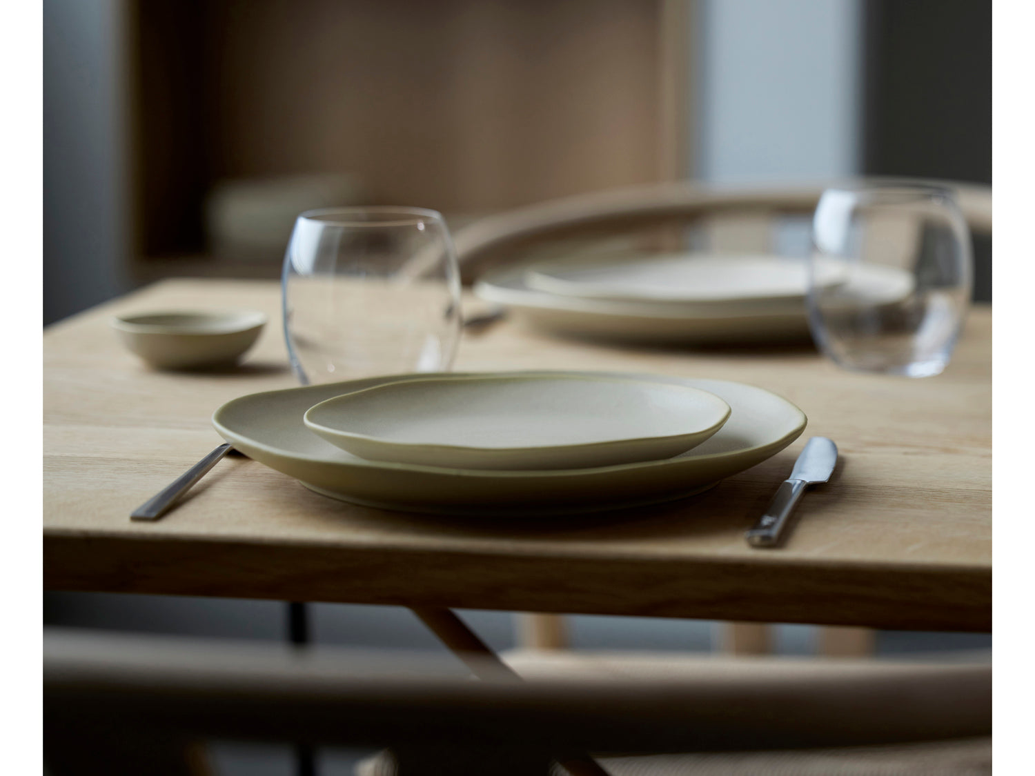 Assiette plate Shoku en Grès Marron chaud Villa Collection - Mathon - 8