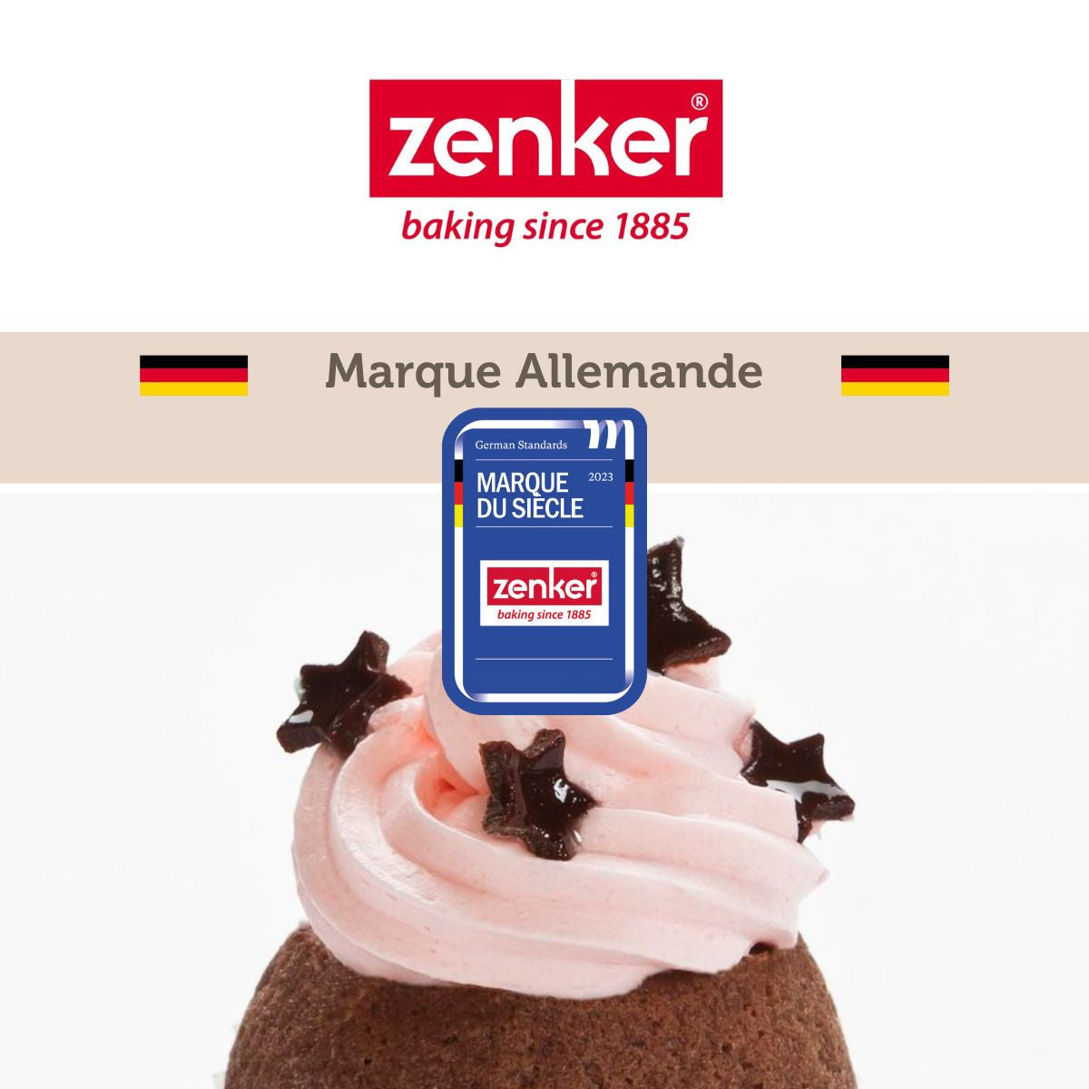 Lot de 100 moules à muffins en papier 5 cm Zenker Smart Pastry Zenker - Mathon - 7