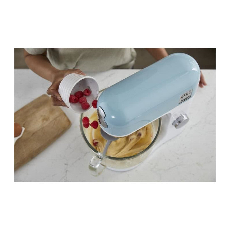 Robot Pâtissier Multifonction   Kmx754pb - Moteur Professionnel 1000w - 2 Sorties Pour Accessoires - Bol En Verre 5l Avec Kenwood - Mathon - 5