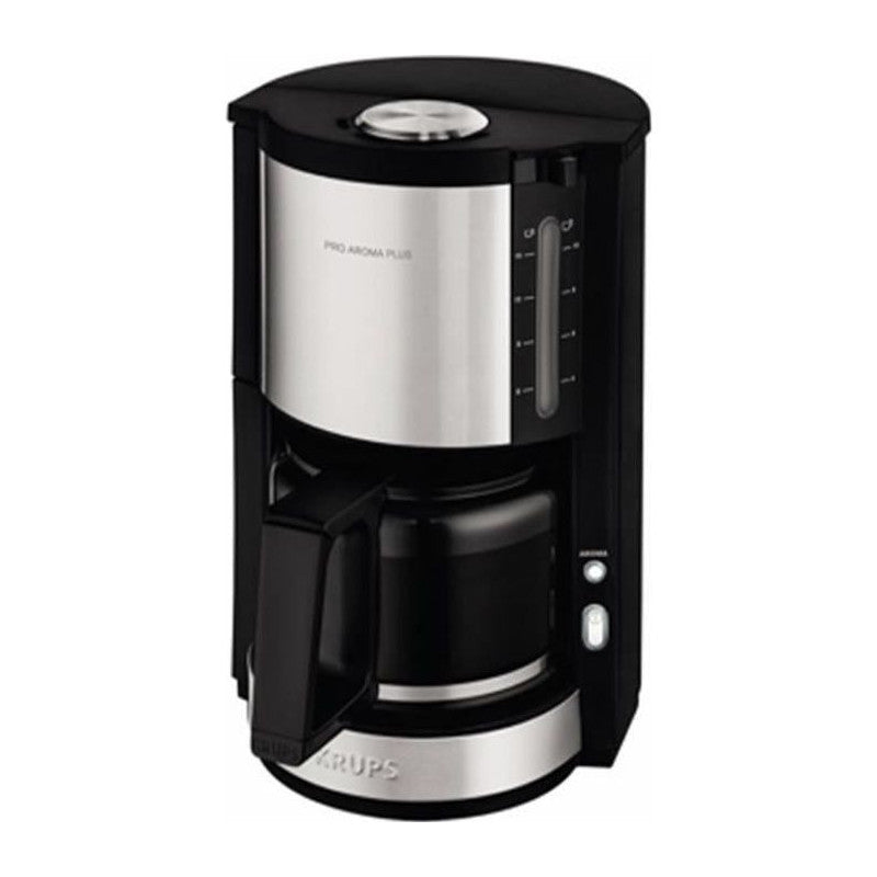 Km321010 Pro Aroma Plus Cafetiere Filtre Electrique, 1,25 L Soit 15 Tasses, Machine A Cafe, Noir Et Inox Krups - Mathon - 1