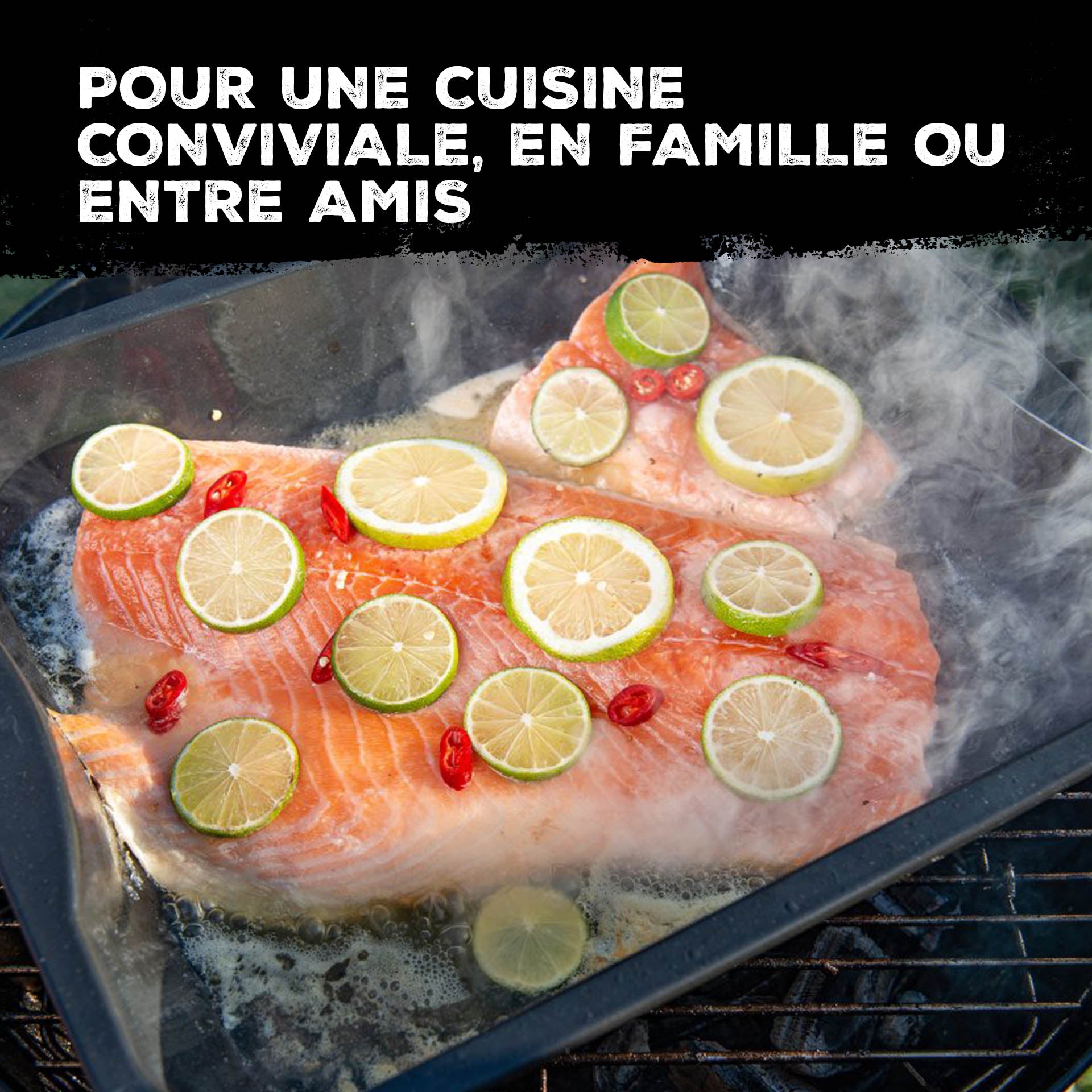 Plat à four en acier émaillé 40 x 34 cm  Barbecue FM Professional - Mathon - 5