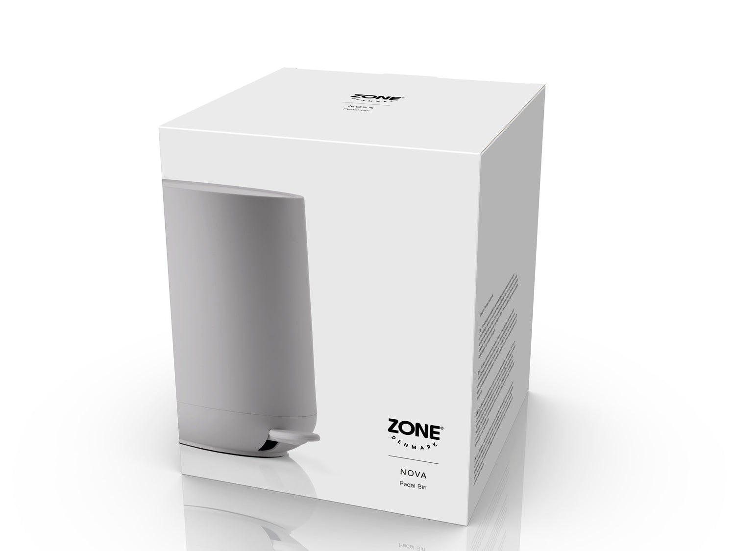 Poubelle à pédale NOVA en abs Gris clair Zone Denmark - Mathon - 3