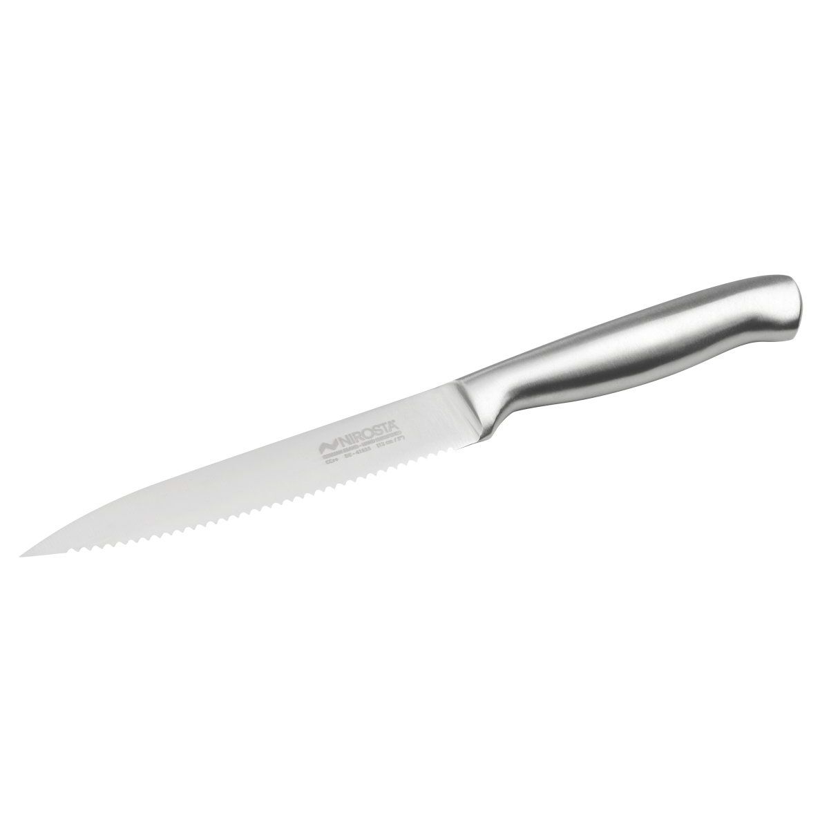 Couteau de cuisine professionnel 24 cm lame crantée  Star Nirosta - Mathon - 1