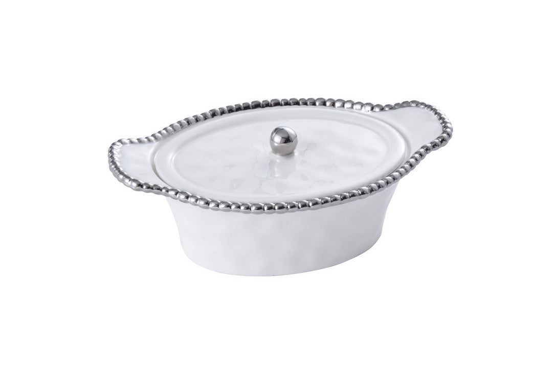 Casserole ovale couverte- 24,8x15,2x10,2cm - SALERNO Pampa Bay - Mathon