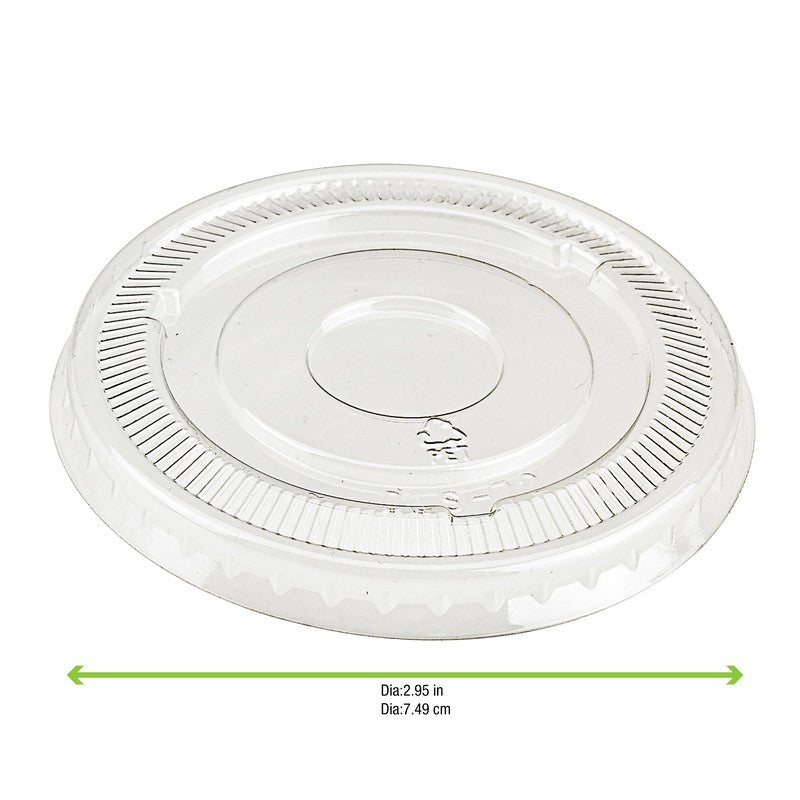 100Pcs - Couvercle plat transparent en plastique PET FirstPack - Mathon - 2