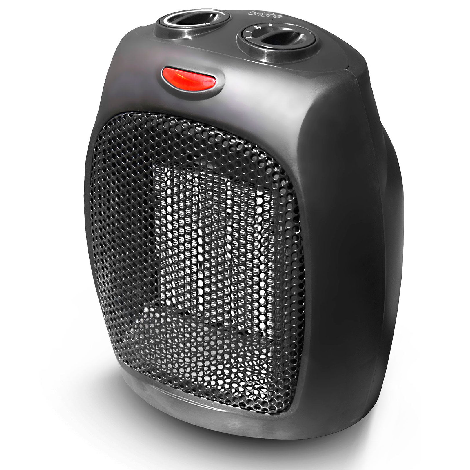 Chauffage Céramique Portable PTC, 2 Niveaux de Puissance, Thermostat,Froid/Chaud 1500 Noir HT1128 - Mathon - 2