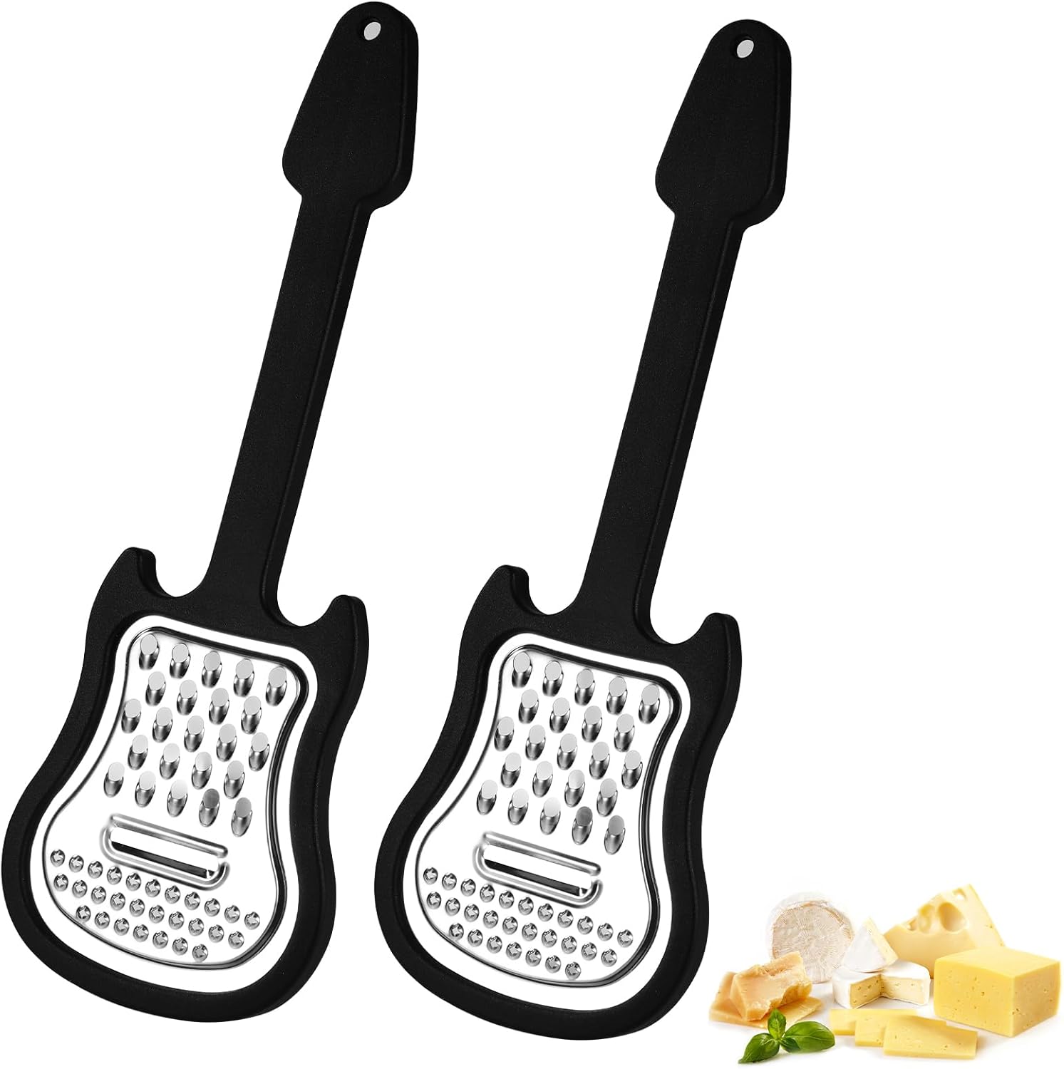 Râpe à Fromage à Main – Lot de 2, Design Guitare Vendos85 - Mathon