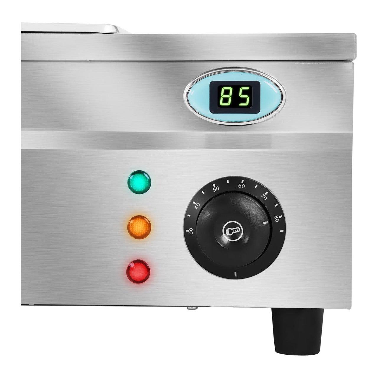 Bain marie 2 200 watts - 5 x GN - 1/2 - avec robinet de vidange 14_0000560 - Mathon - 3