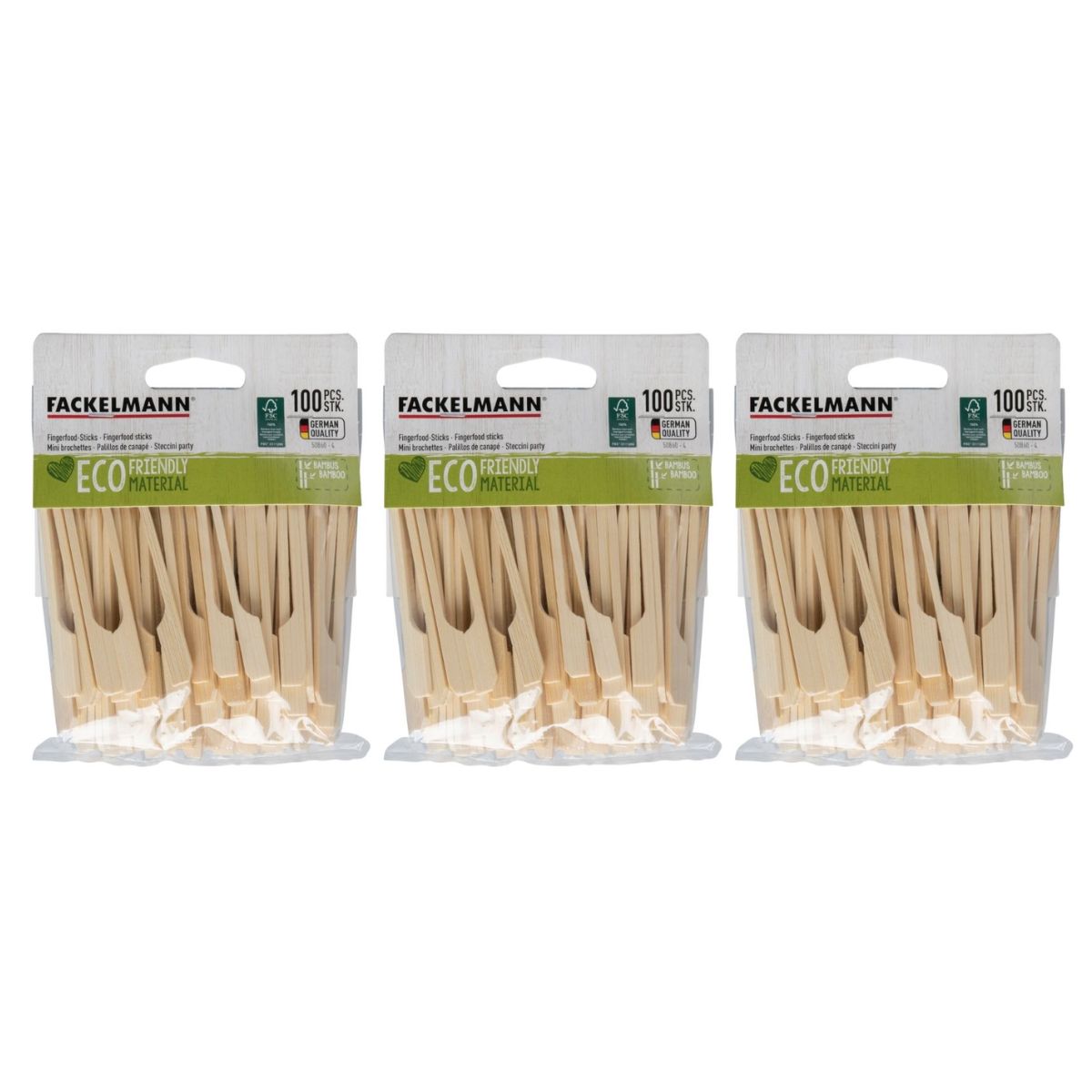 Lot de 300 piques en bois de 9 cm Fackelmann - Mathon - 4