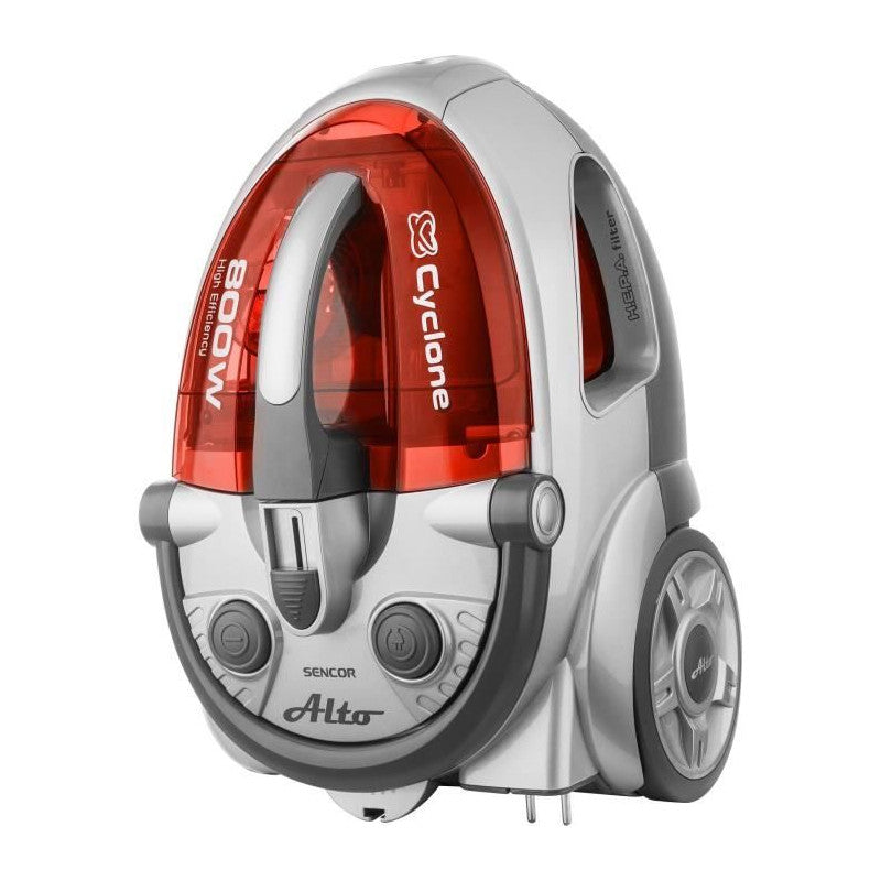 Aspirateur Sans Sac - Sencor - Svc 730rd-eue2 - Moteur Eco 800 W - 76 Dba - 1,5 L - Systeme Cyclone - Argent / Rouge SENCOR - Mathon - 5