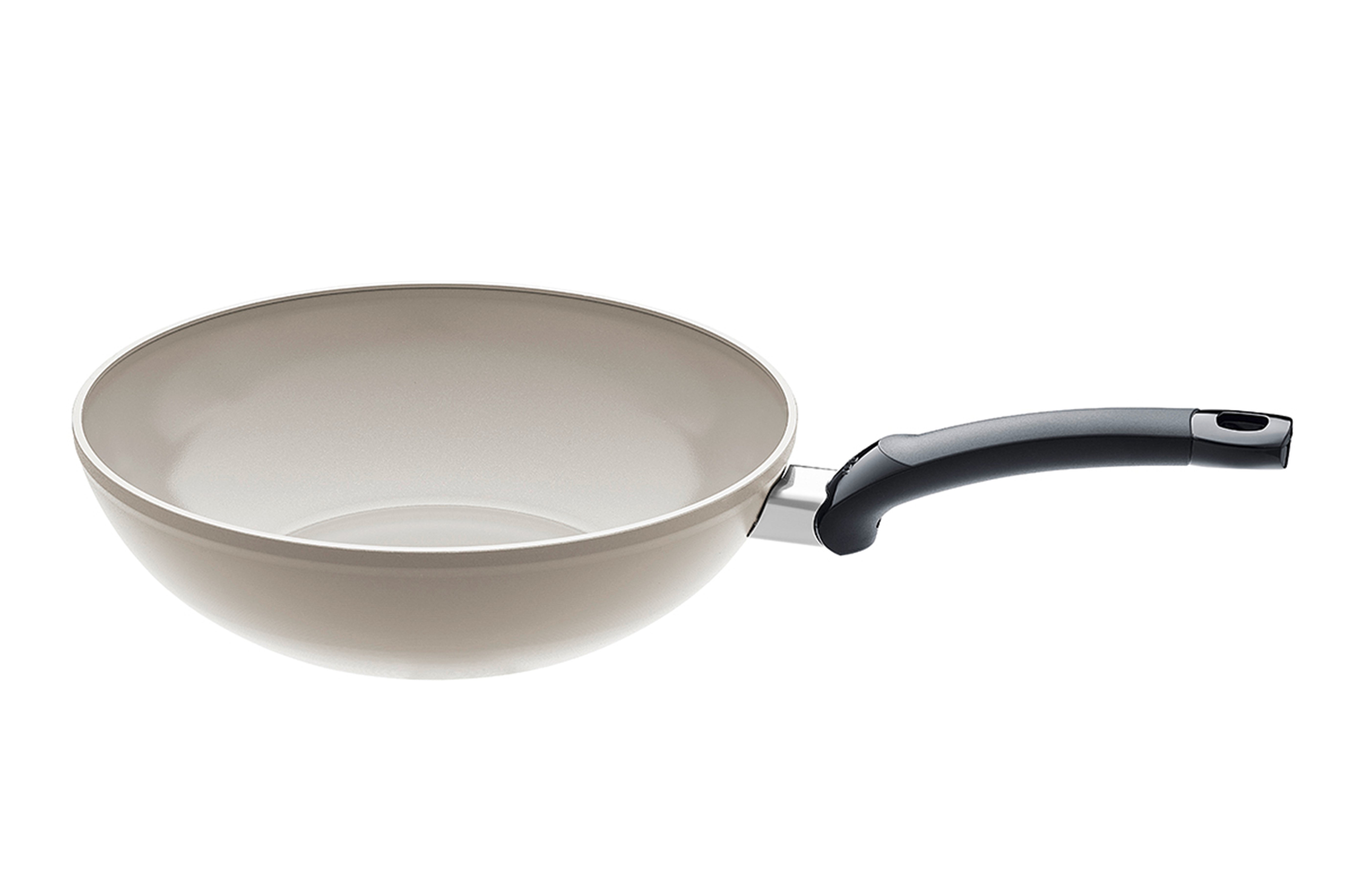 Wok en aluminium anti-adhésif Cératal,D28 cm-compatible induction Fissler - Mathon - 1