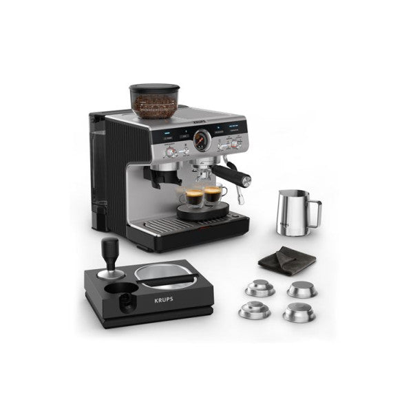 Expresso Broyeur Krups Précision Plus Xp804t10 15 Bars Inox Krups - Mathon