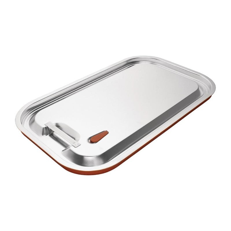 Couvercle Bac Gastro Inox et Silicone GN 1/2 - Vogue - Mathon - 4