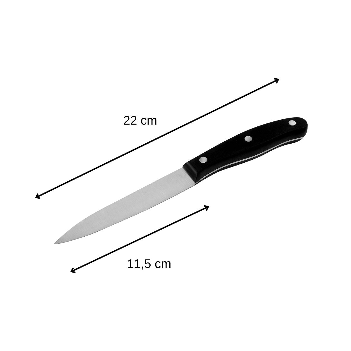 Ensemble de 3 couteaux de cuisine 20, 22 et 31 cm Nirosta - Mathon - 4