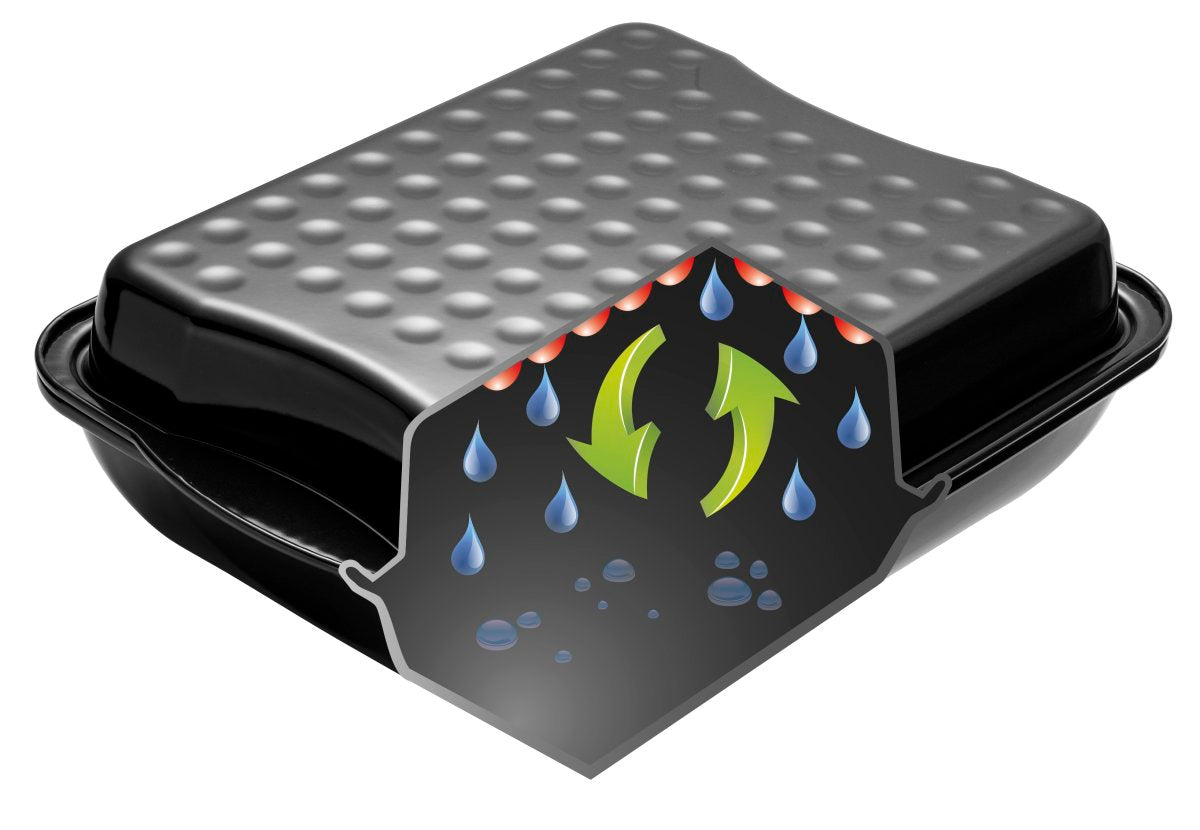 Plat à four avec couvercle en acier émaillé 42 x 34 cm Dr. Oetker Back-Idee Kreativ Dr. Oetker - Mathon - 9