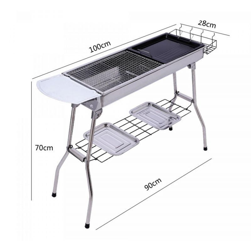 Barbecue grill en acier inoxydable Herzberg HG8112 Herzberg - Mathon - 3