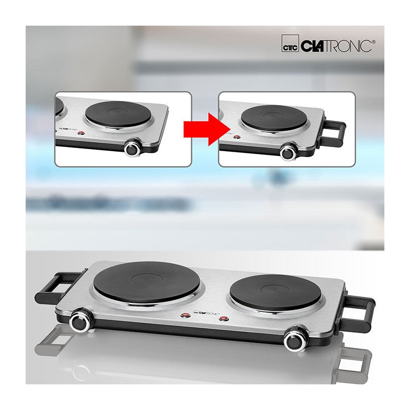 Double plaque de cuisson 2500W Clatronic DKP 3668 E Clatronic - Mathon - 2