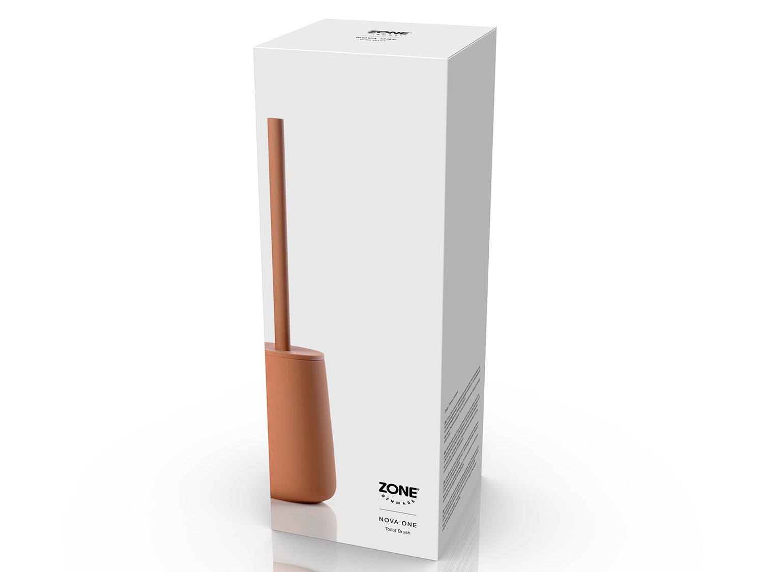 Brosse de toilette NOVA ONE en grès et acier Mandarine Zone Denmark - Mathon - 2