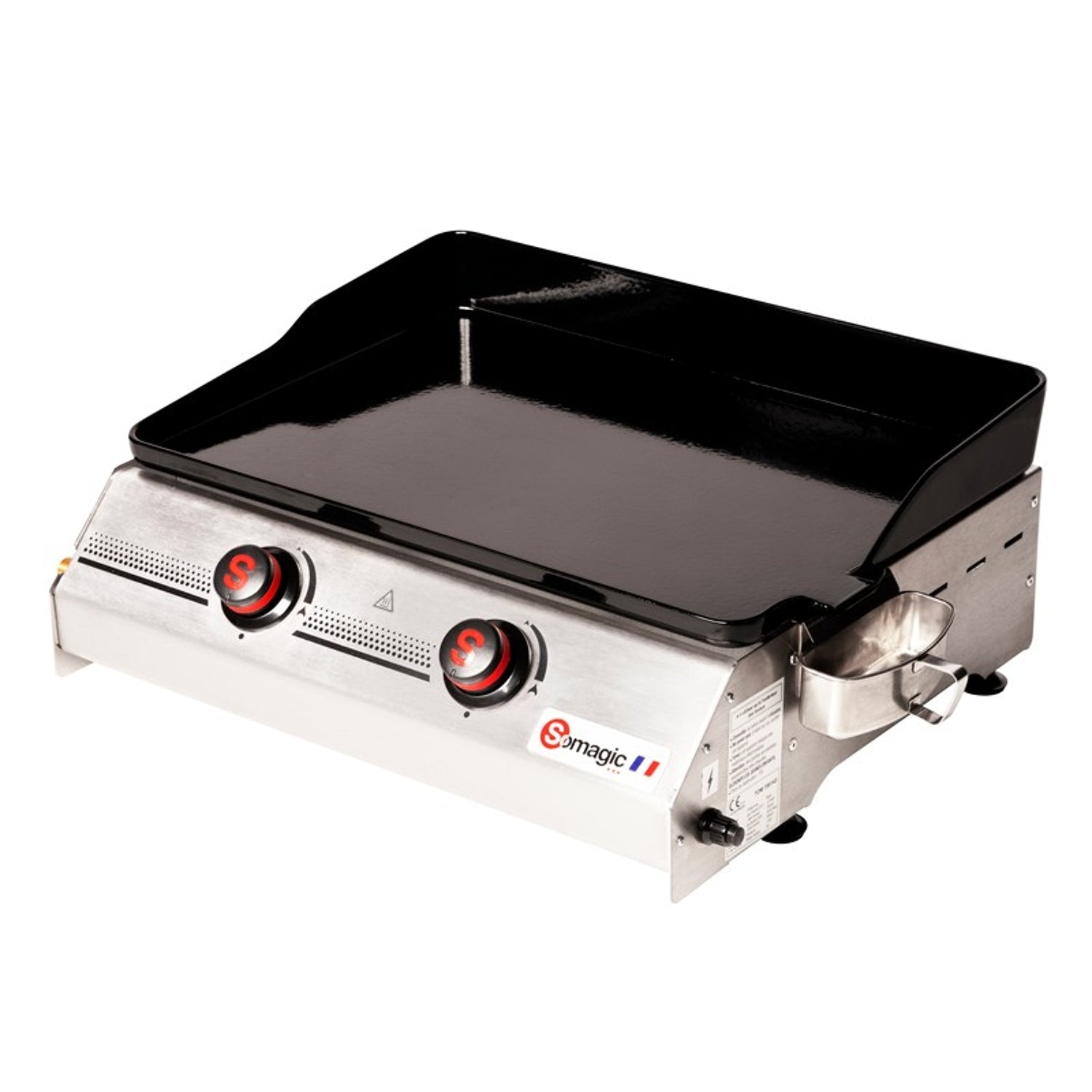 Plancha au gaz SO PREMIUM 2 brûleurs 7kW Somagic - Mathon - 1