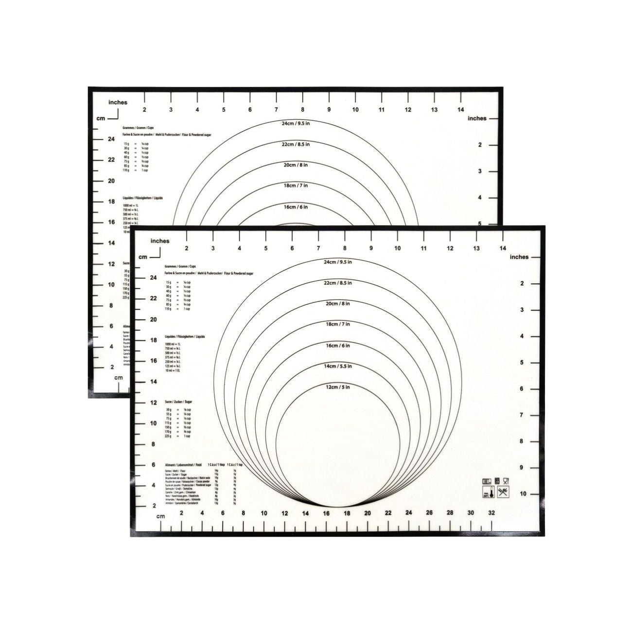 Ensemble de 2 Tapis de cuisson en silicone 40 x 30 cm Zenker Smart Pastry Zenker - Mathon - 1