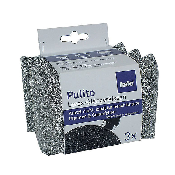 Set de 3 éponges métalliques Pulito Kela - Mathon - 2