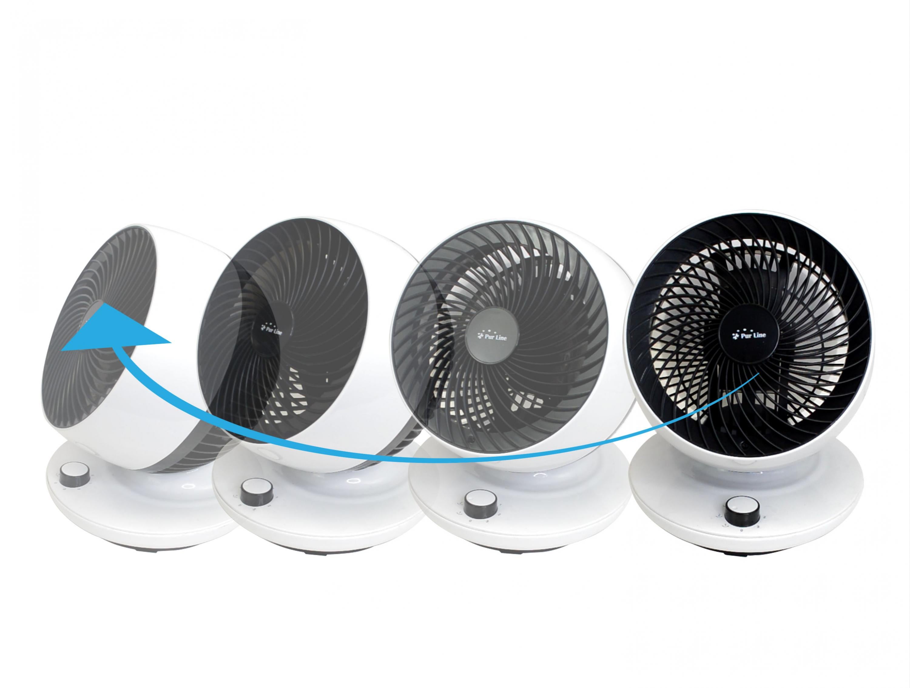 Ventilateur de table à oscillation verticale Purline - Mathon - 2