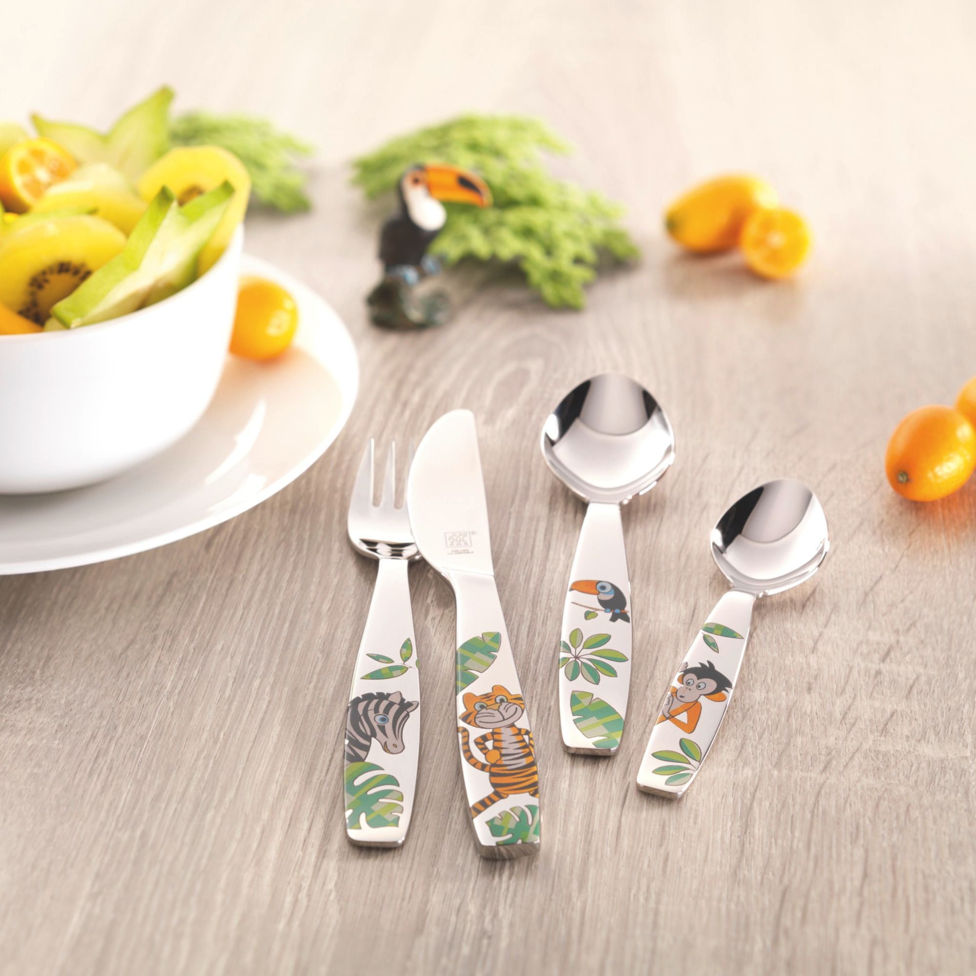 4-pcs, Couverts pour enfants, Argent Zwilling - Mathon - 2