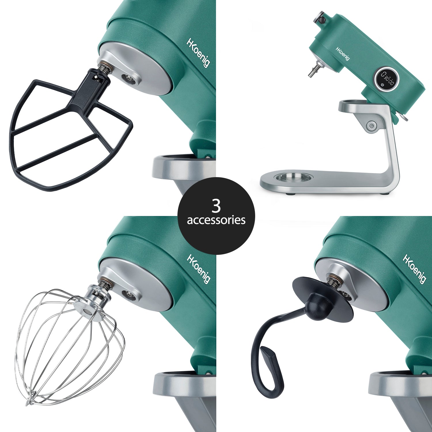 Robot pâtissier métal - KM128 H.Koenig - Mathon - 7