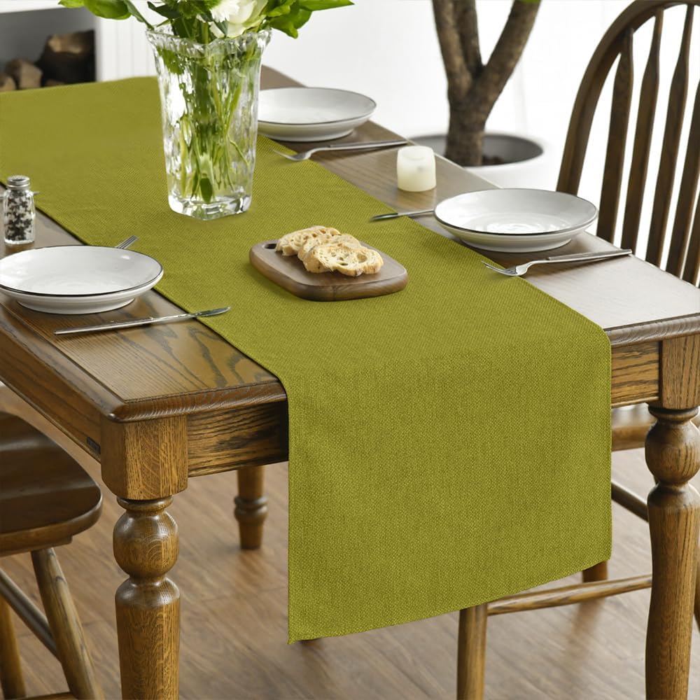 Chemin de Table Polyester Vert 40×180 cm Vendos85 - Mathon