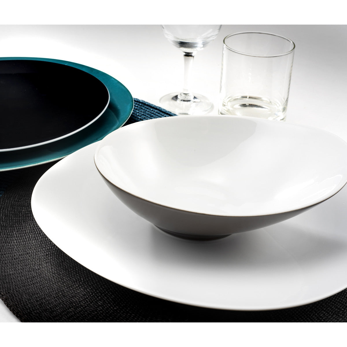Sven Blanc - Assiette dessert 22.5 cm (lot de 6) Médard de Noblat - Mathon - 4