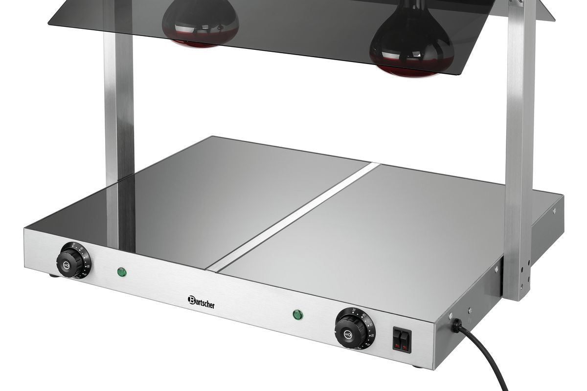 Plaque Chauffante Professionnelle Vitro avec Pont Chauffant - Bartscher - Mathon - 5
