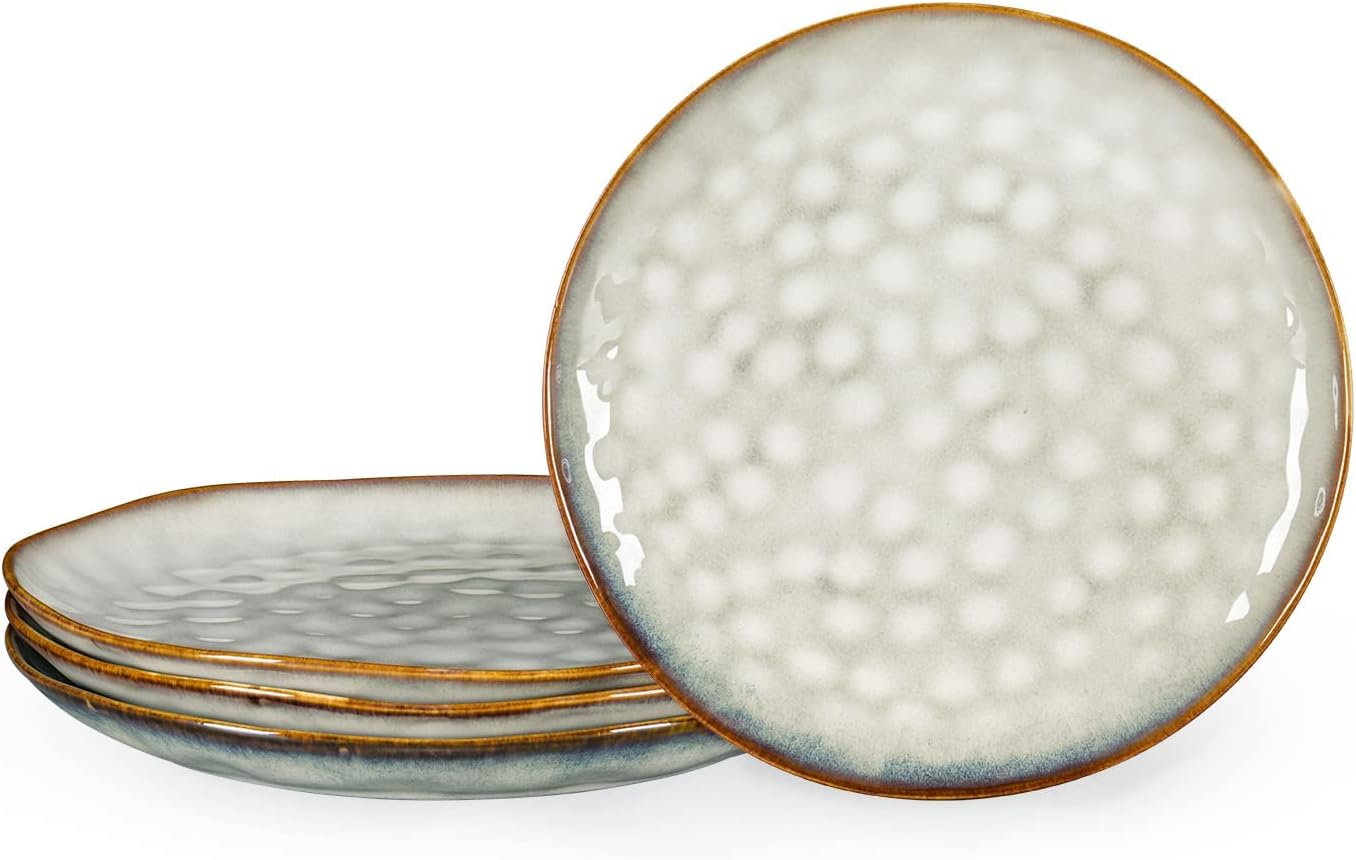 Assiettes creuses en grès Henten Home – lot de 4 Vendos85 - Mathon