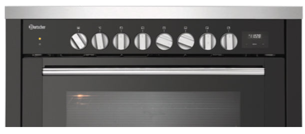 Fourneau à induction avec grand four électrique - Barstcher Bartscher - Mathon - 4