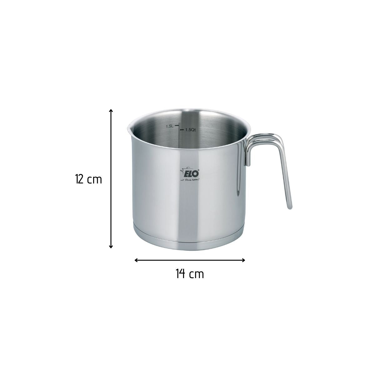 Pot à lait en inox 1,6 litres  Citrin Elo - Mathon - 3