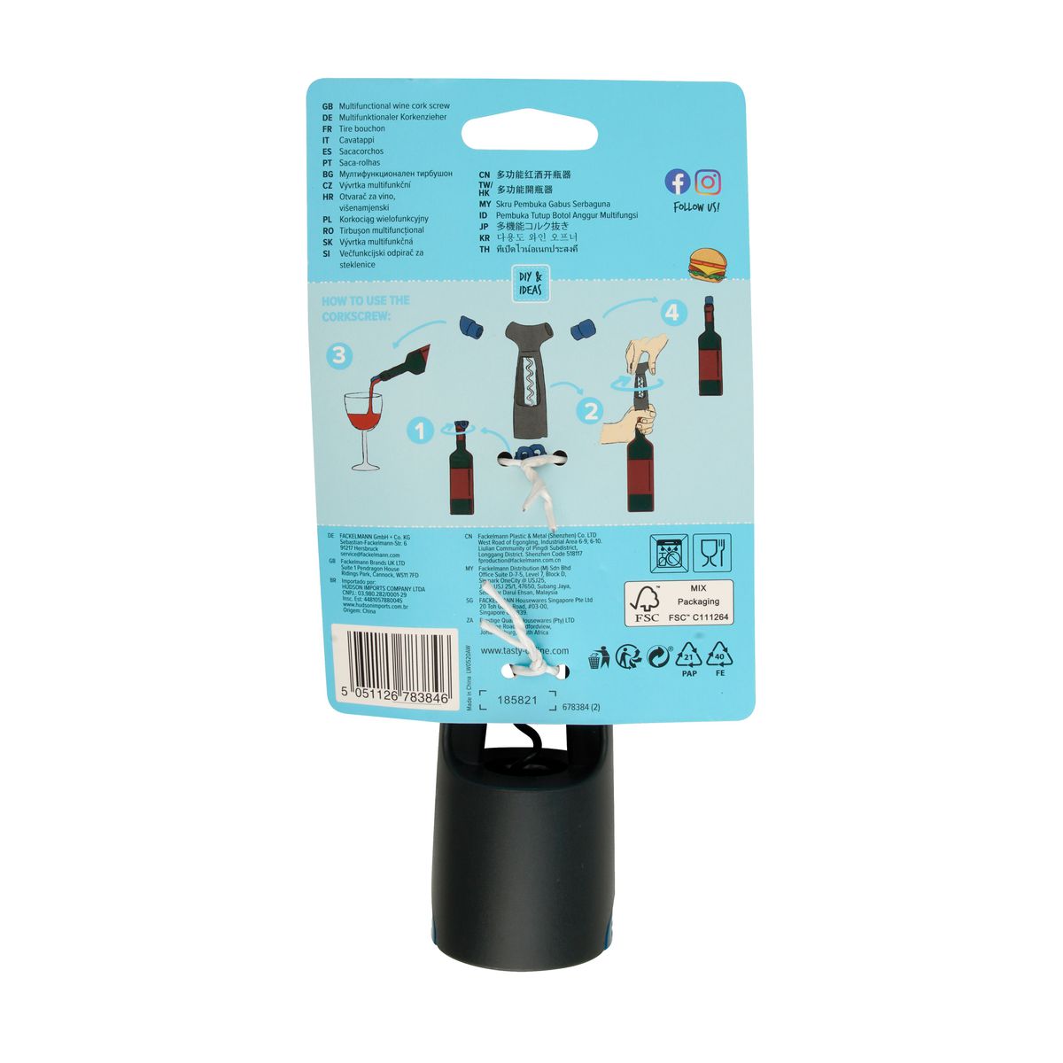 Tire-bouchon 4 en 1 Tasty Core Tasty - Mathon - 9