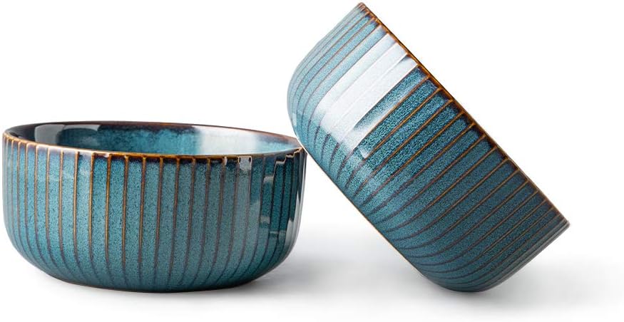 Bol en céramique bleu et or dégradé 650 ml Vendos85 - Mathon